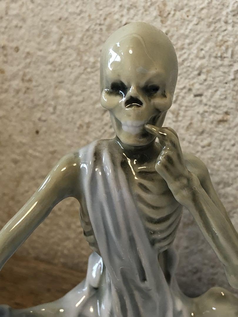 ビンテージスカル髑髏骸骨ハロウィンゴーストおばけミッド